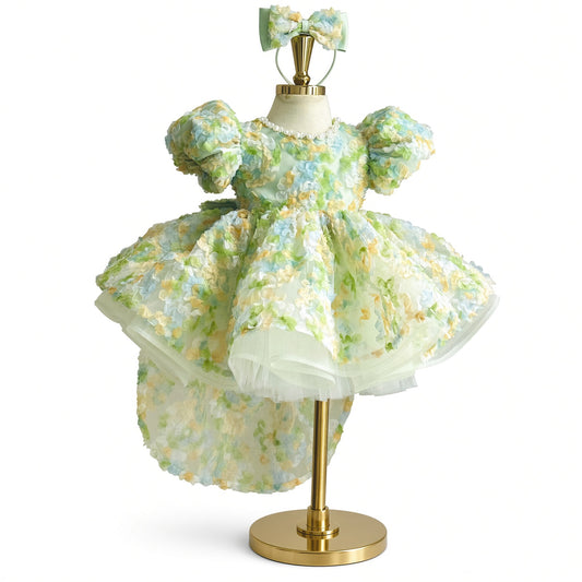 Mint Meadow Cape Princess Dress