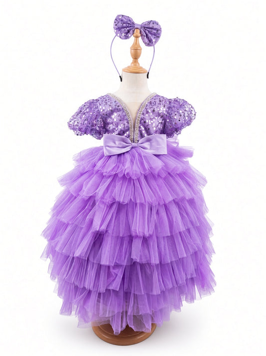 Lavender Fairy Princess Gown