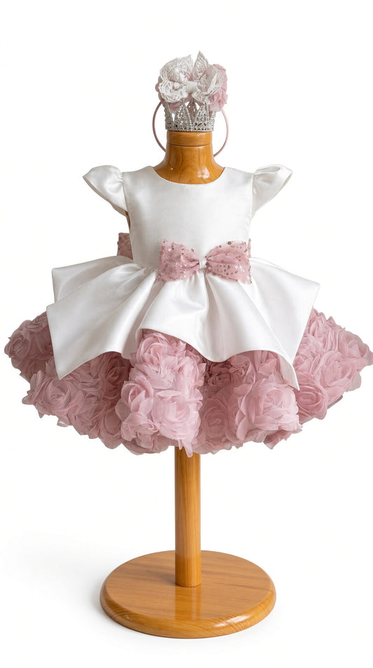 Pink Peplum Princess Dress