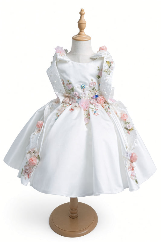White Enchanted Garden Gown
