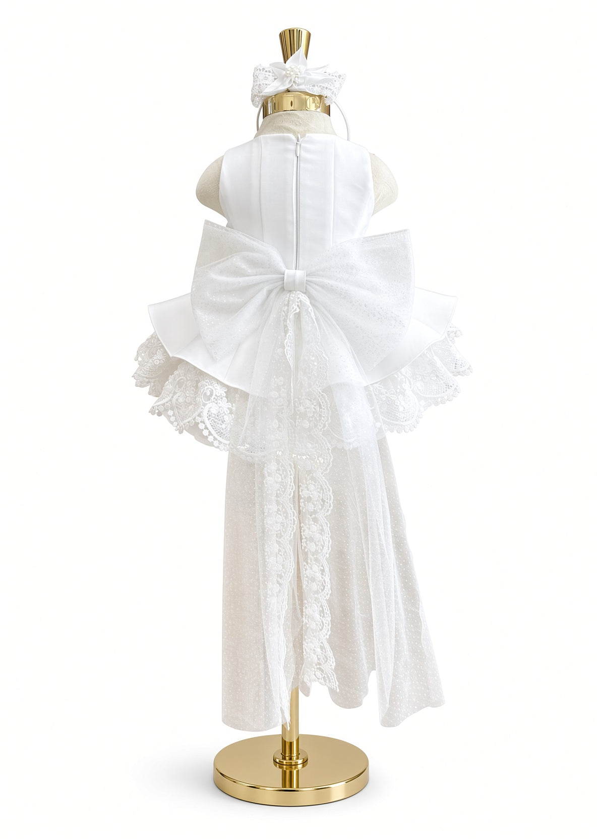 Snowfall Bow Princess Dress