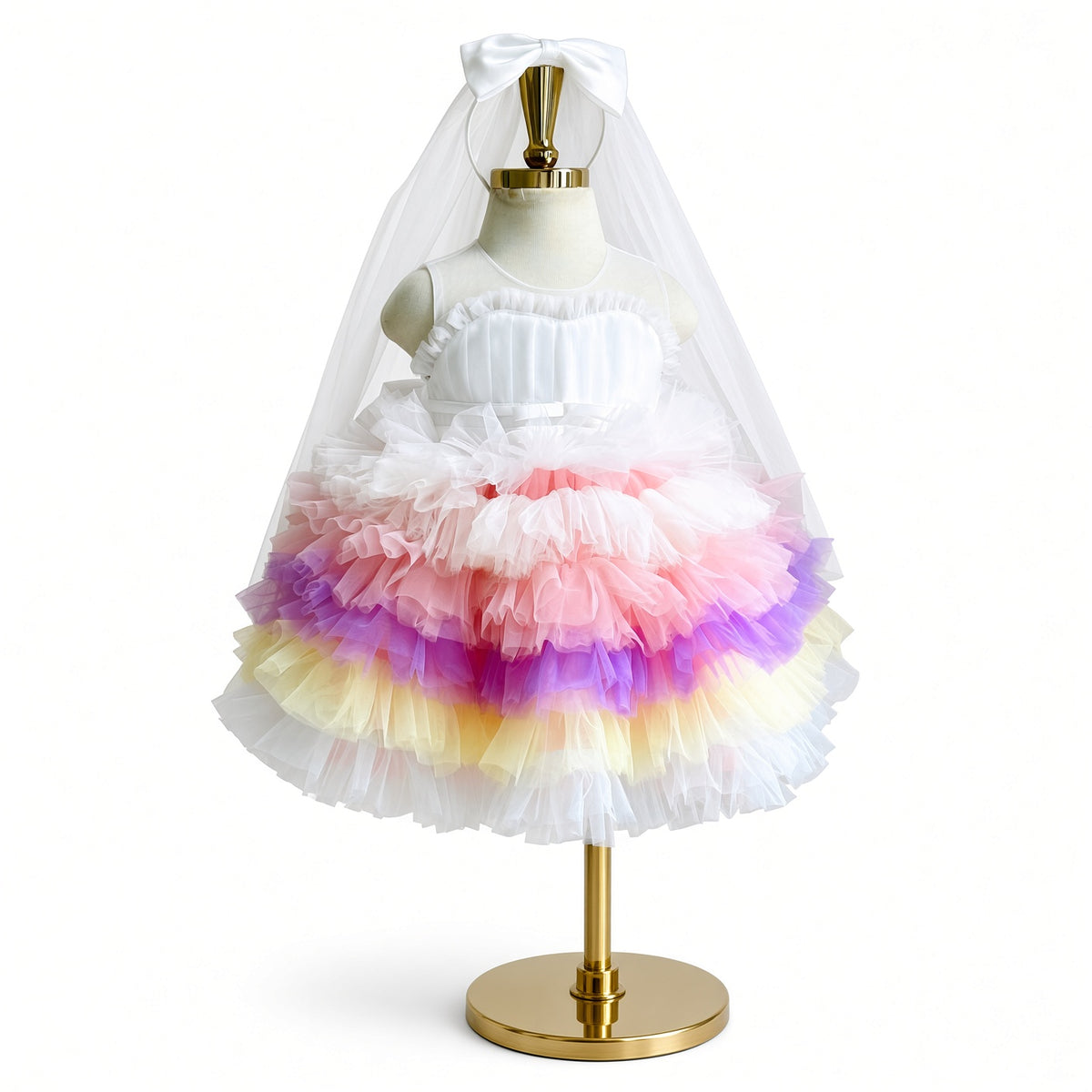 Cloud Ruffle Celebration Gown