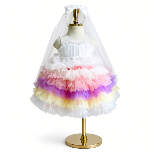 Cloud Ruffle Celebration Gown