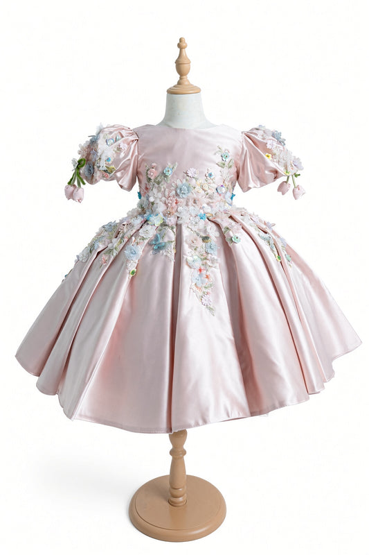 Pink Sparkly Crown Dress