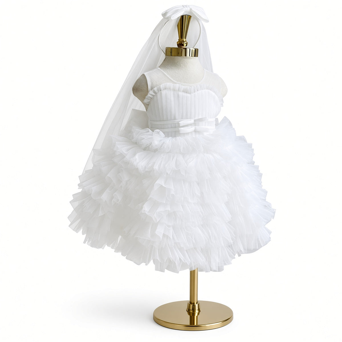 Cloud Ruffle Celebration Gown