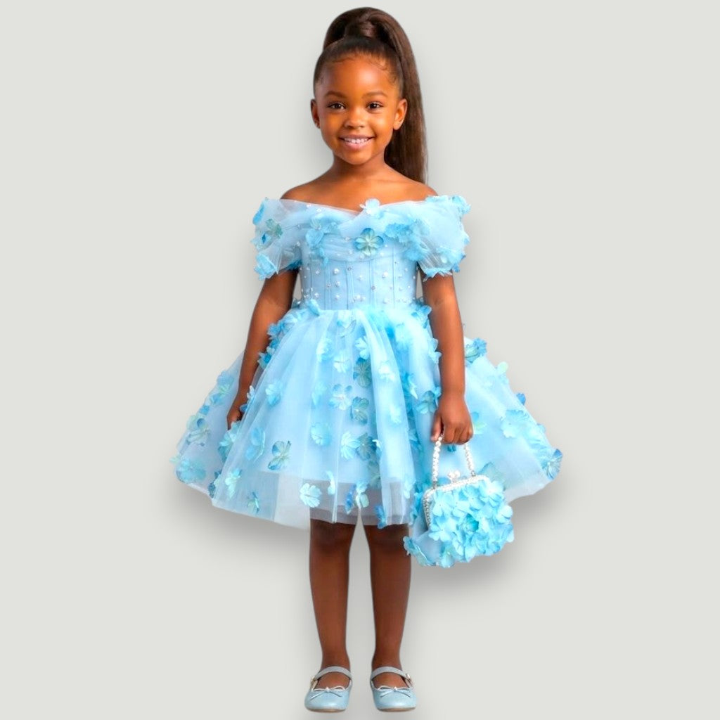 Golden Gala Holiday Dress -Twirls