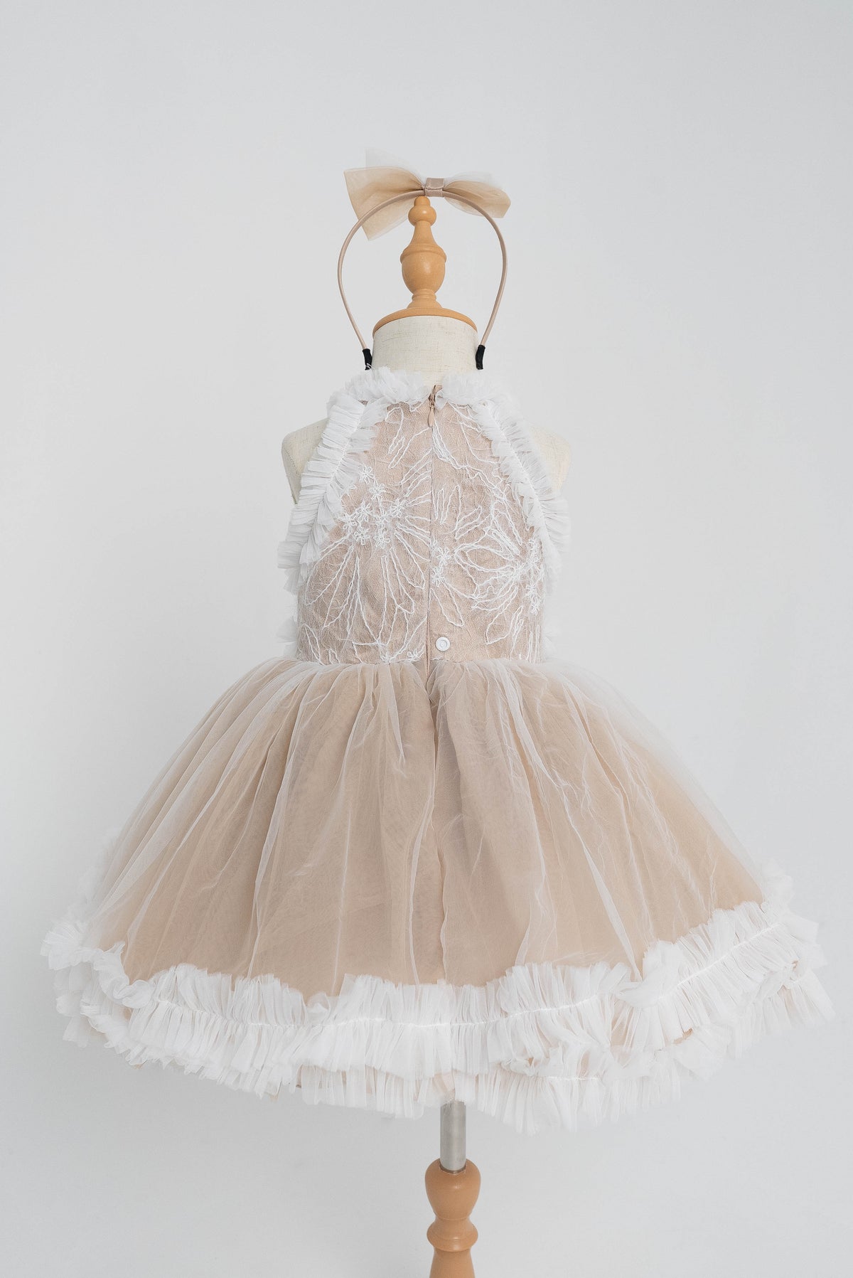 Beige Moonlight Couture Dress