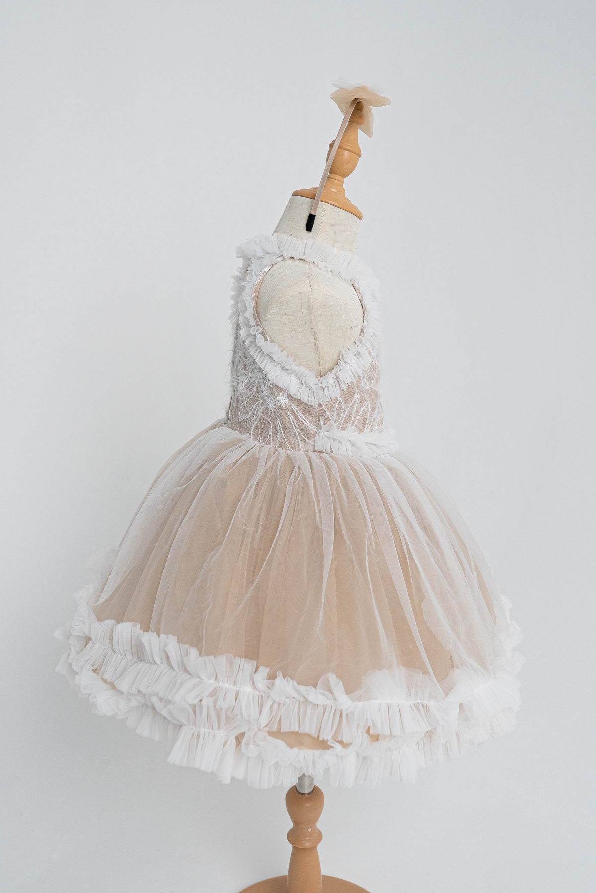 Beige Moonlight Couture Dress
