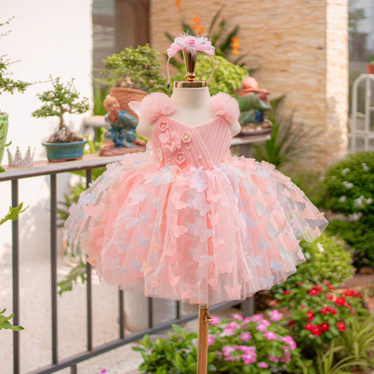 Blush Garden Princess Gown