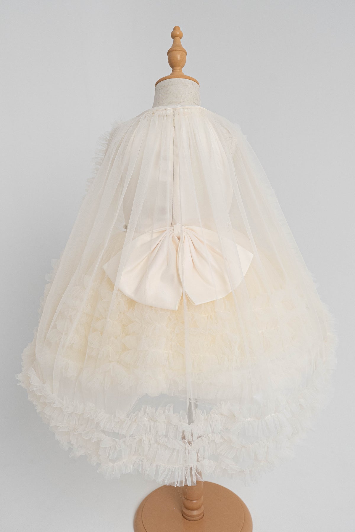 Cream Pearl Princess Dress