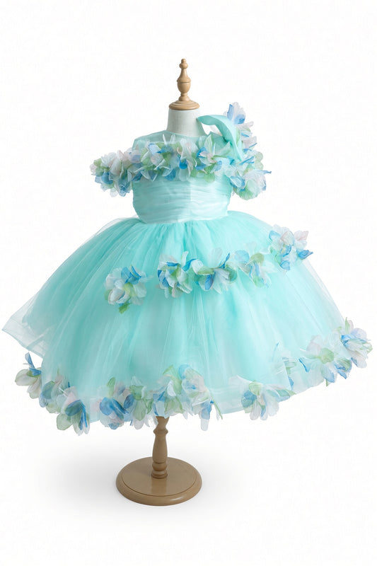 Emerald Crown Princess Gown