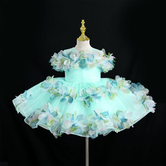Emerald Crown Princess Gown