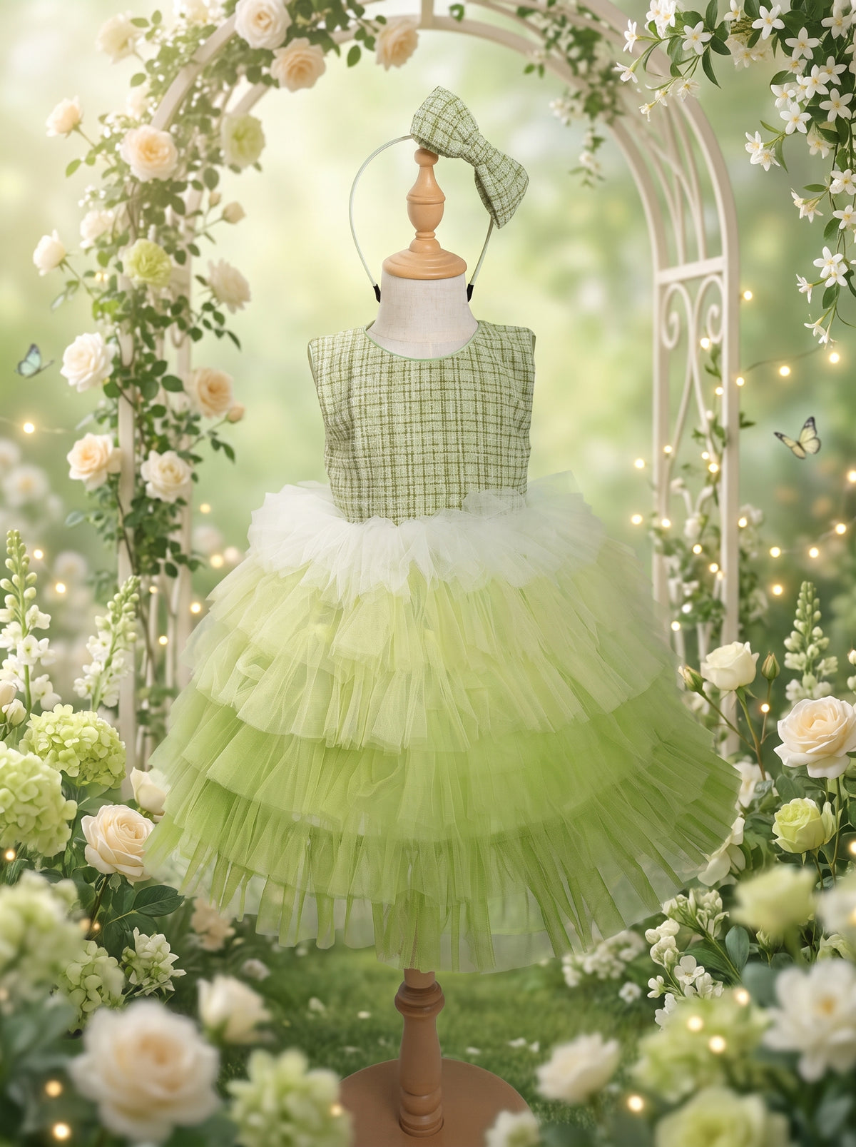 Emerald Green Enchanted Princess Dress