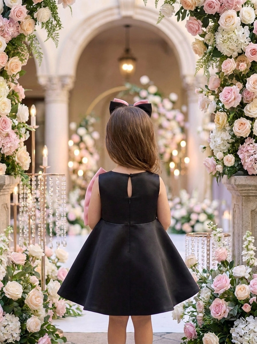 Grand Bow Occasion Dress - Bella Twirls