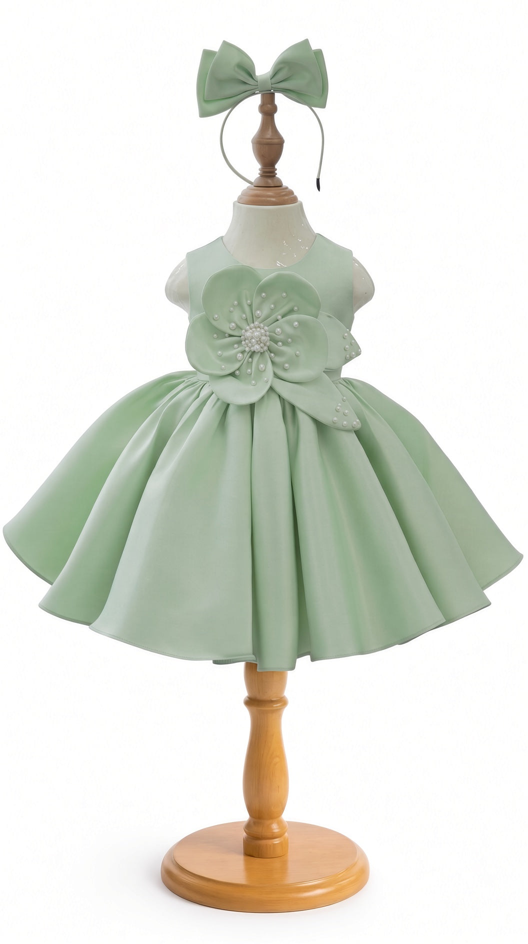 Flower Pearl Princess Gown