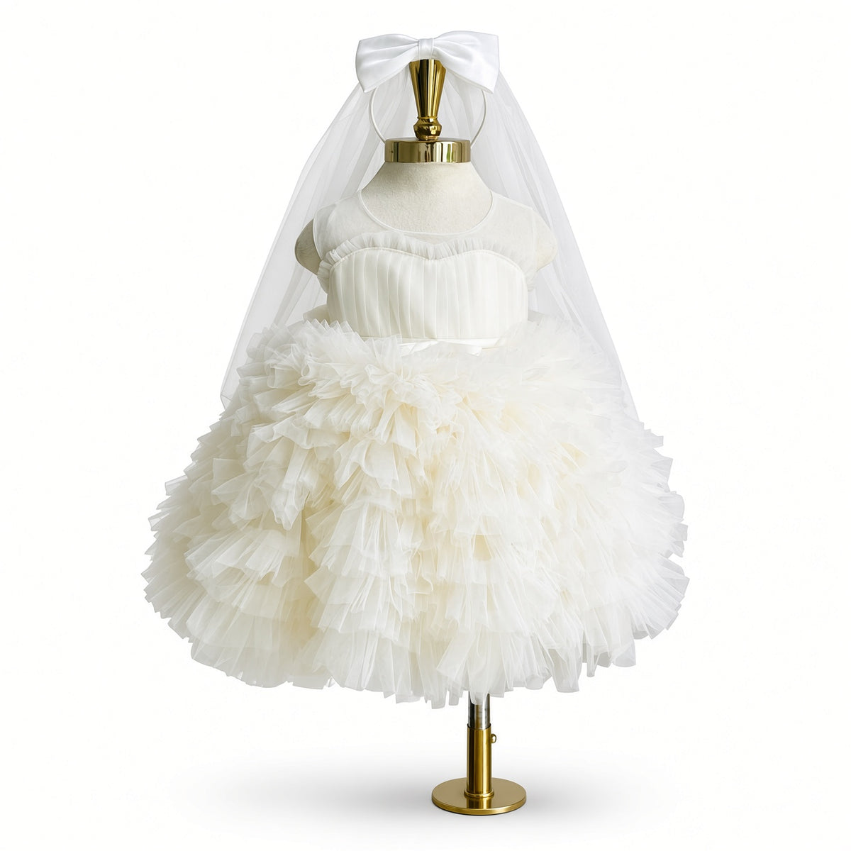 Cloud Ruffle Celebration Gown