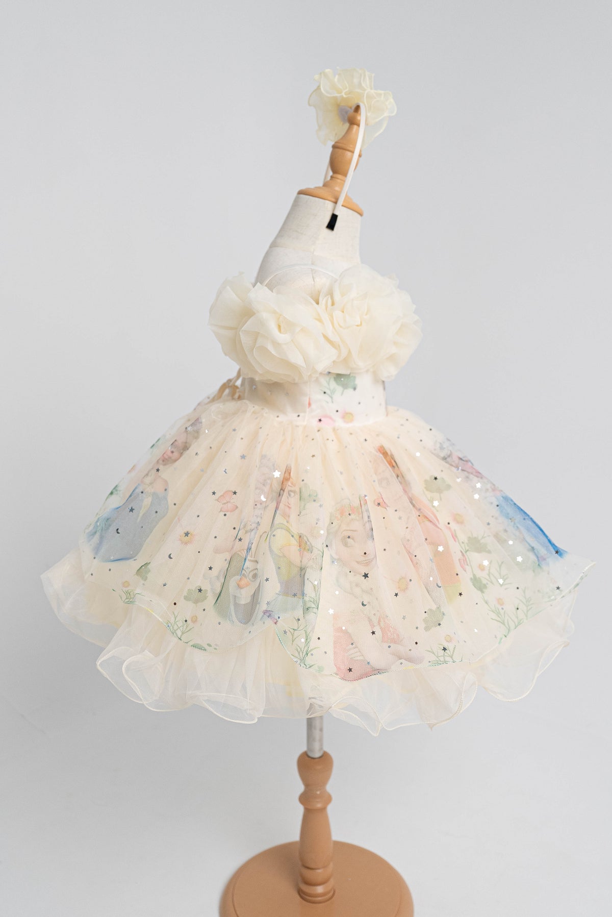 Pastel Floral Fairytale Gown