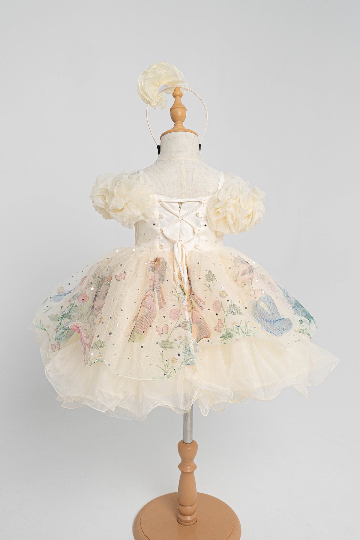 Pastel Floral Fairytale Gown