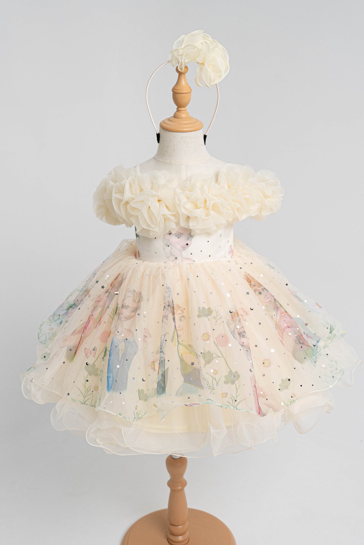 Pastel Floral Fairytale Gown