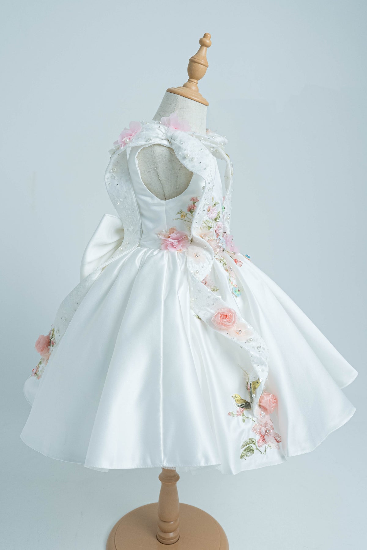 White Enchanted Garden Gown