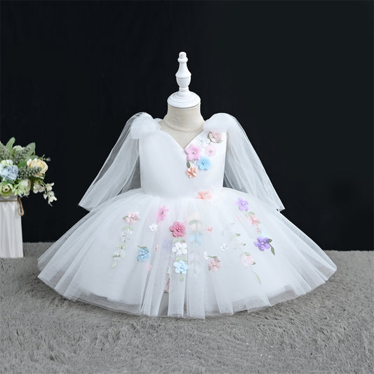 White Pearl Couture Dress
