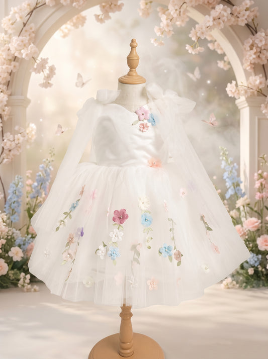 White Pearl Couture Dress