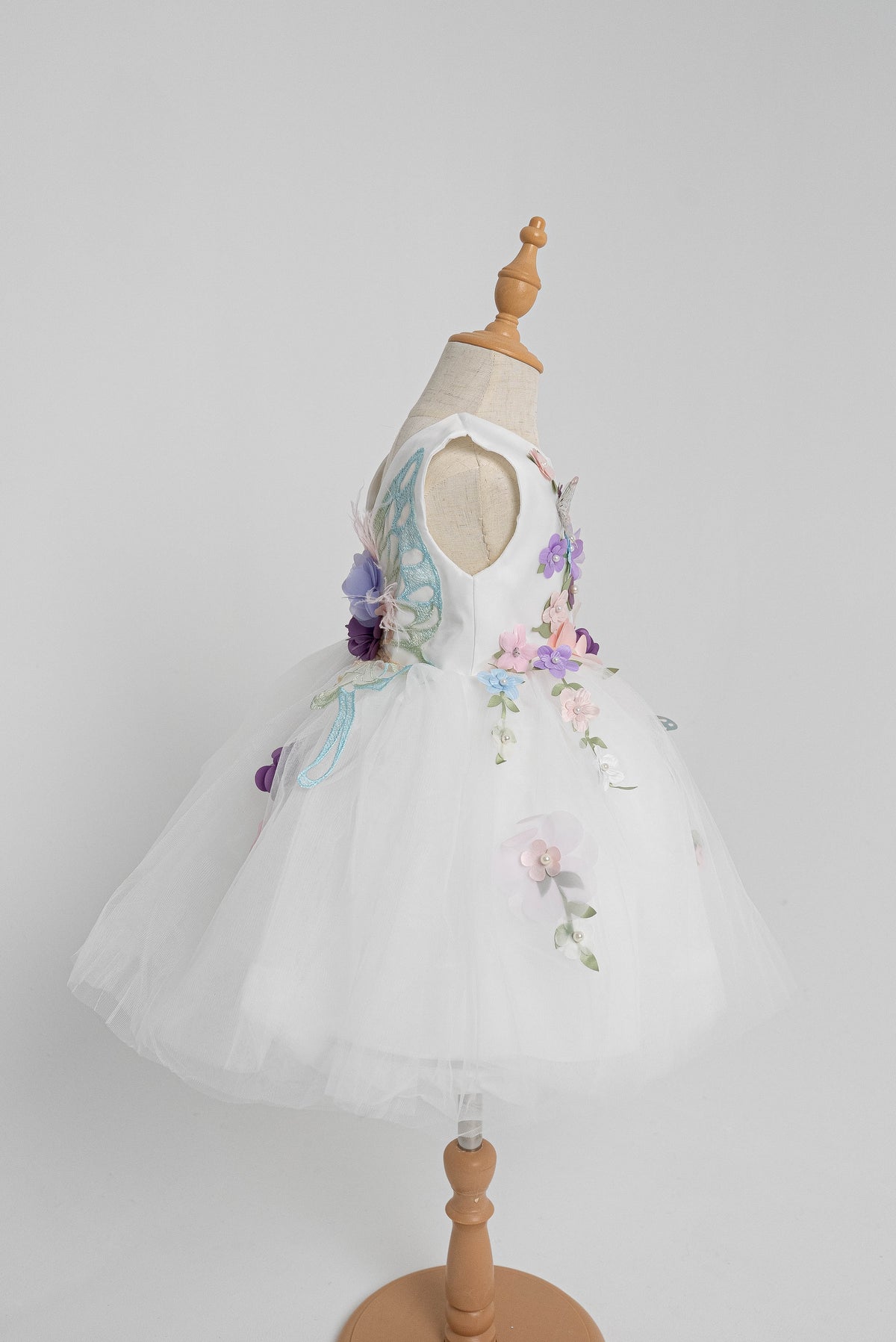 White Snowflake Princess Gown