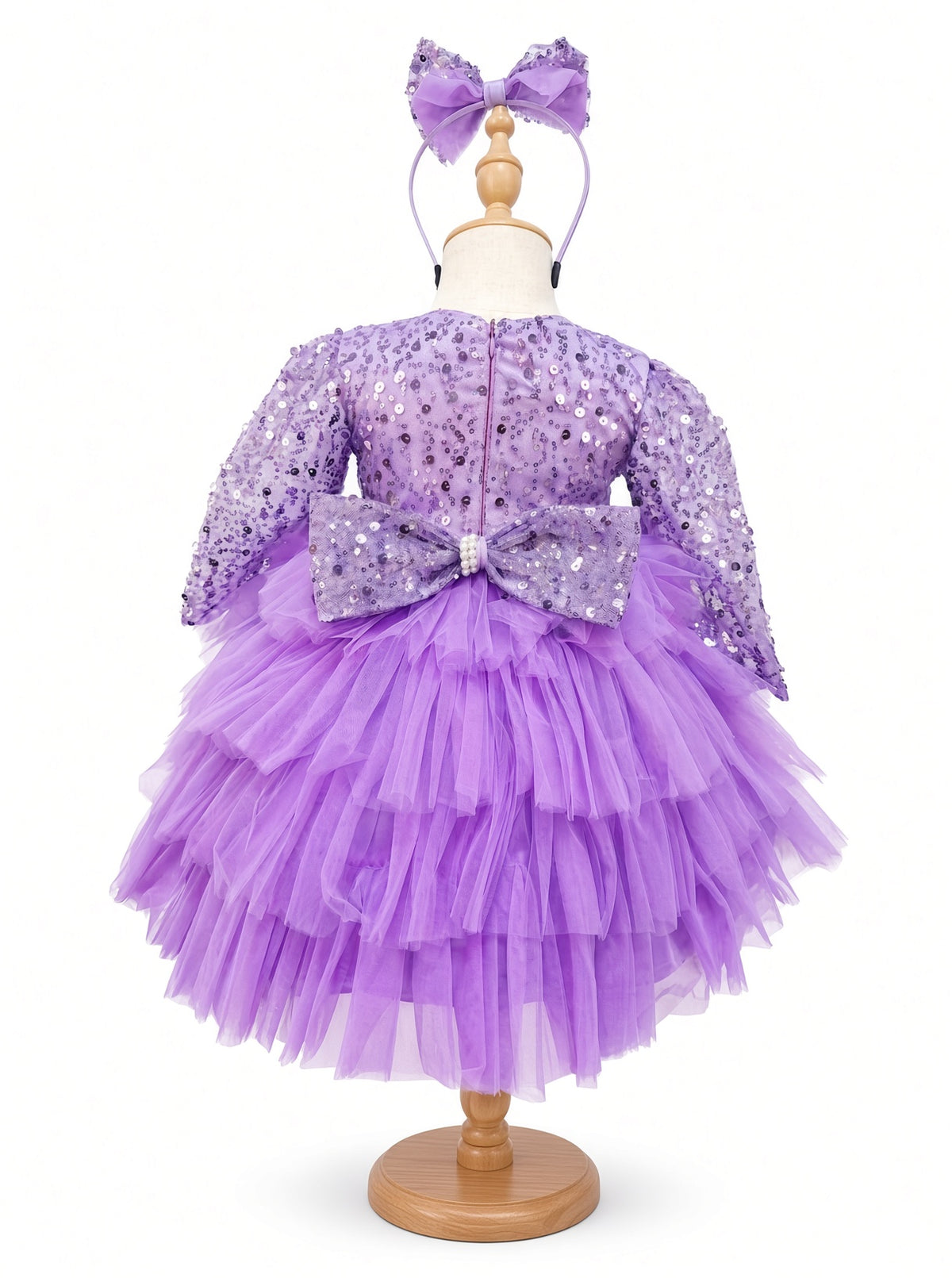 Lavender Sparkle Princess Gown
