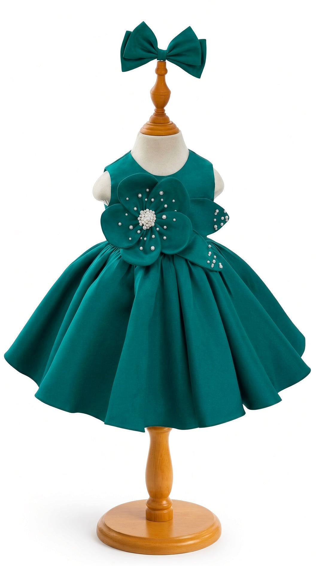 Flower Pearl Princess Gown